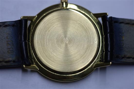 A gentlemans 18ct gold Vacheron & Constantin manual wind dress wrist watch,